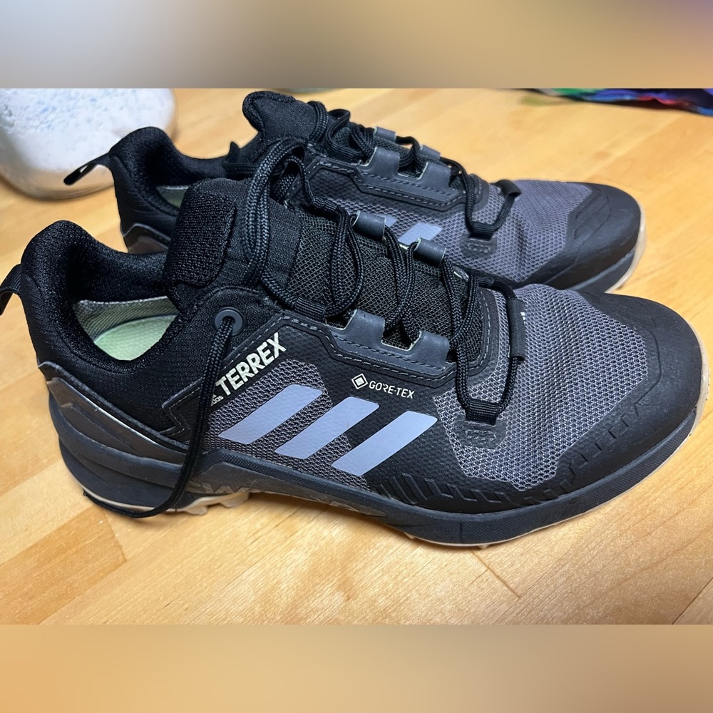 adidas Terrex Black and Gray Athletic Shoes